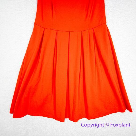 Hutch Anthropologie Bow Back Tomato Red Dress, XXL - Picture 4 of 12
